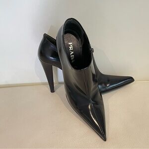 Prada Leather Ankle Boots